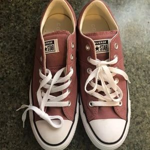 Brand new rose taupe converse